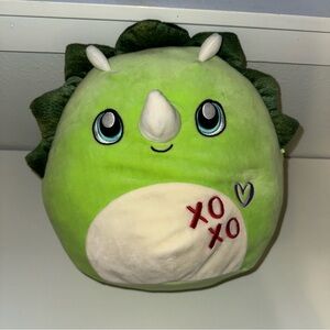 Tristan the Valentine triceratops dinosaur squishmallow 12inch